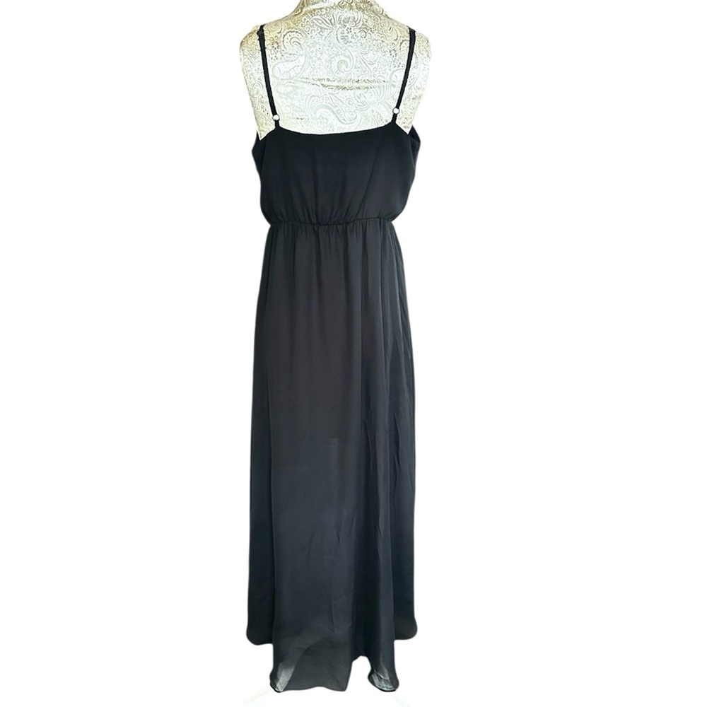 Sexy Hot Miami Styles Black High Low Cocktail Party Baddie Sundress Size Large - Picture 6 of 7